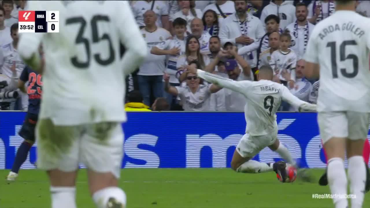 Mbappé scores a spectacular goal for Real Madrid