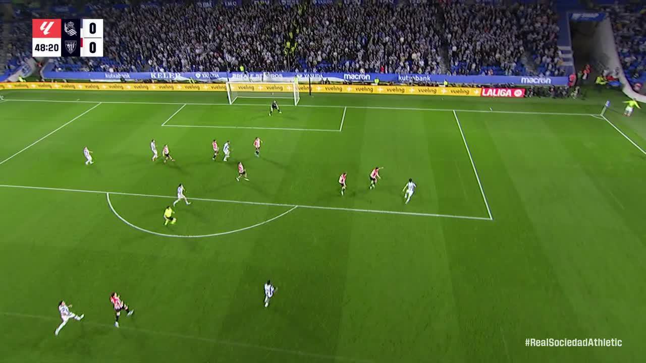 Unai Simón makes a great save