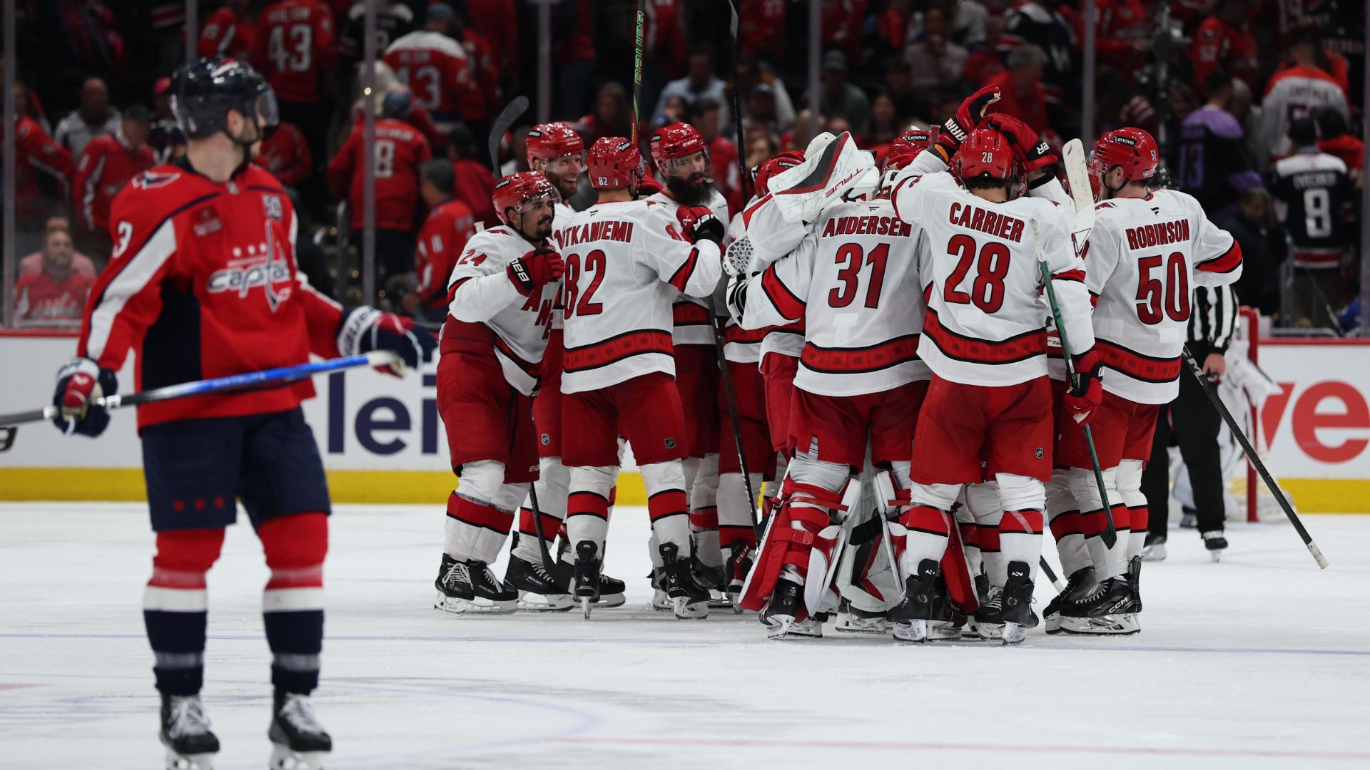 Hurricanes score early in OT to claim Game 1