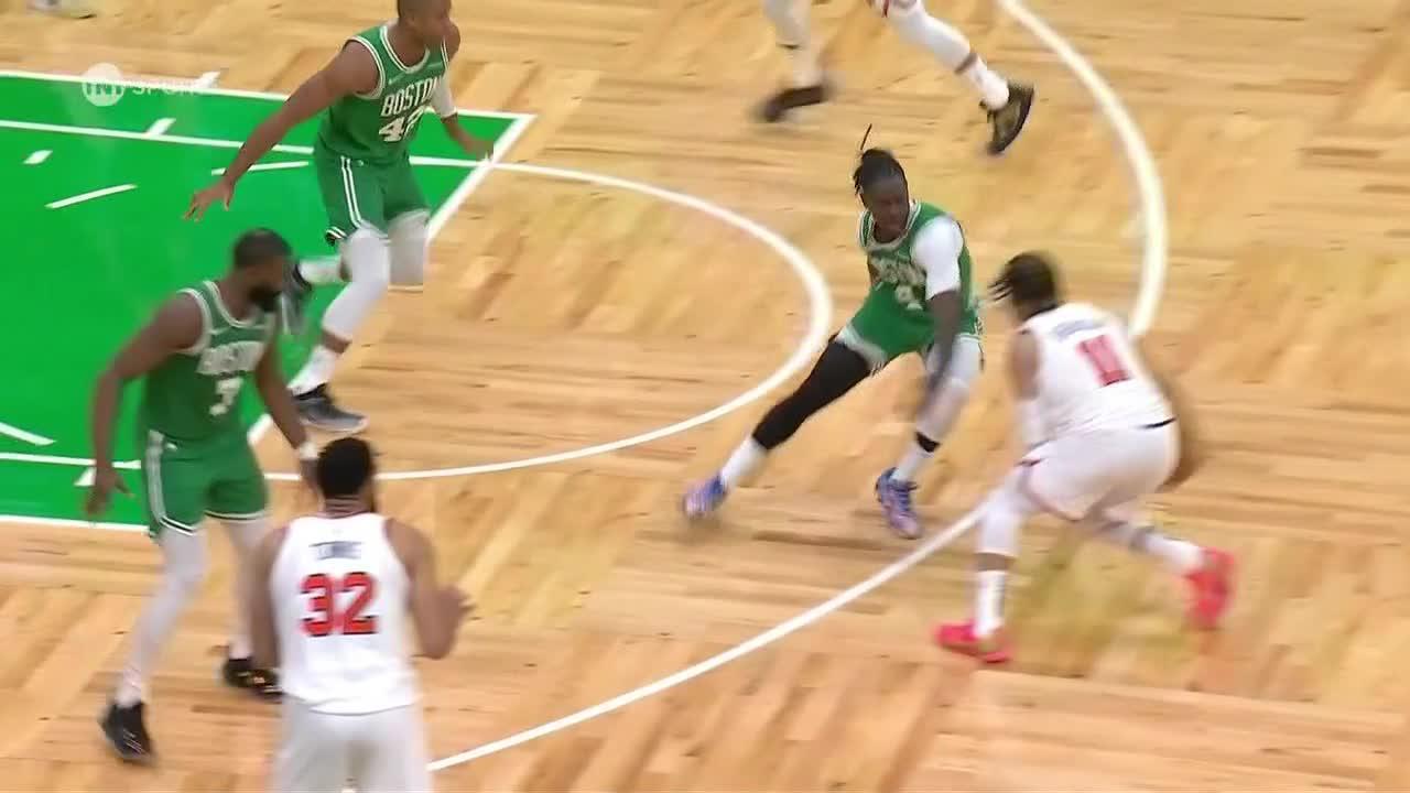 Jalen Brunson gives Knicks their first lead of the game