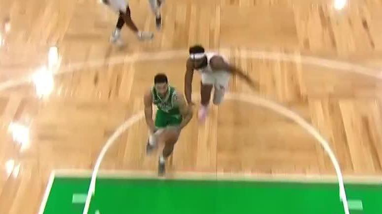 Jayson Tatum puts Celtics ahead late with coast-to-coast jam