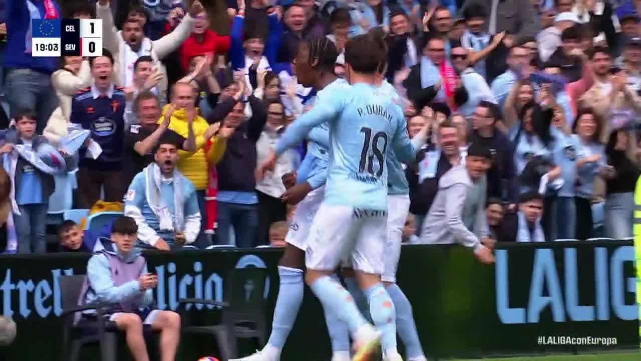 Ilaix Moriba finds the back of the net for Celta Vigo