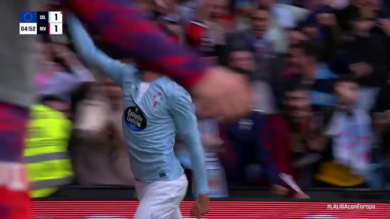 Óscar Mingueza scores in the 65'
