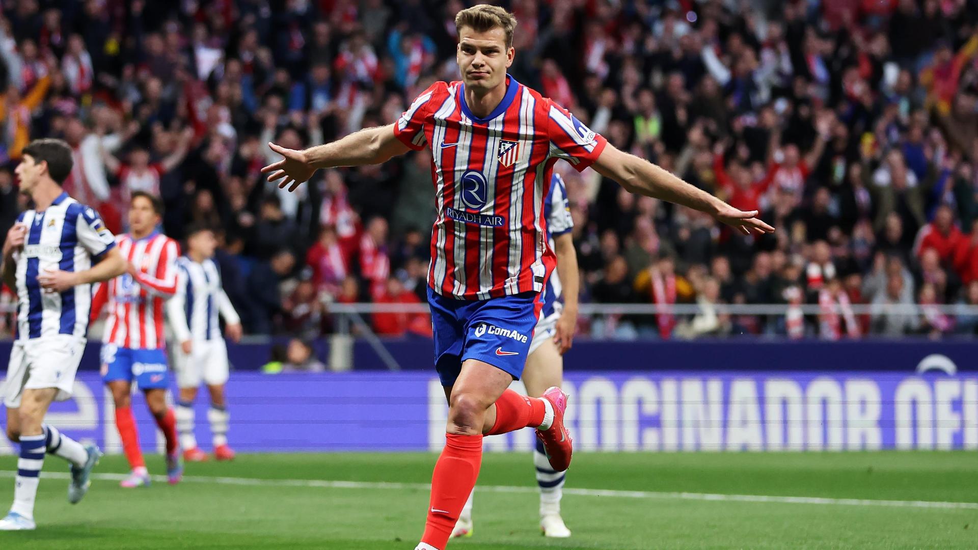 Sørloth nets 5-minute hat trick for Atleti