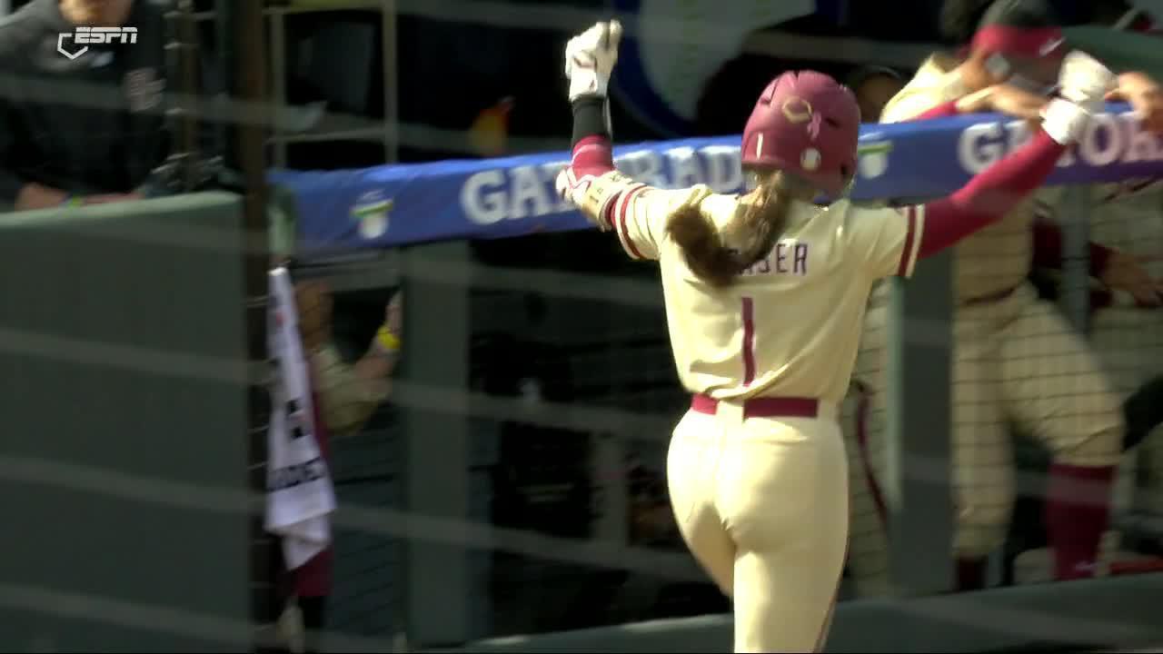 Hallie Wacaser's HR puts FSU on the board