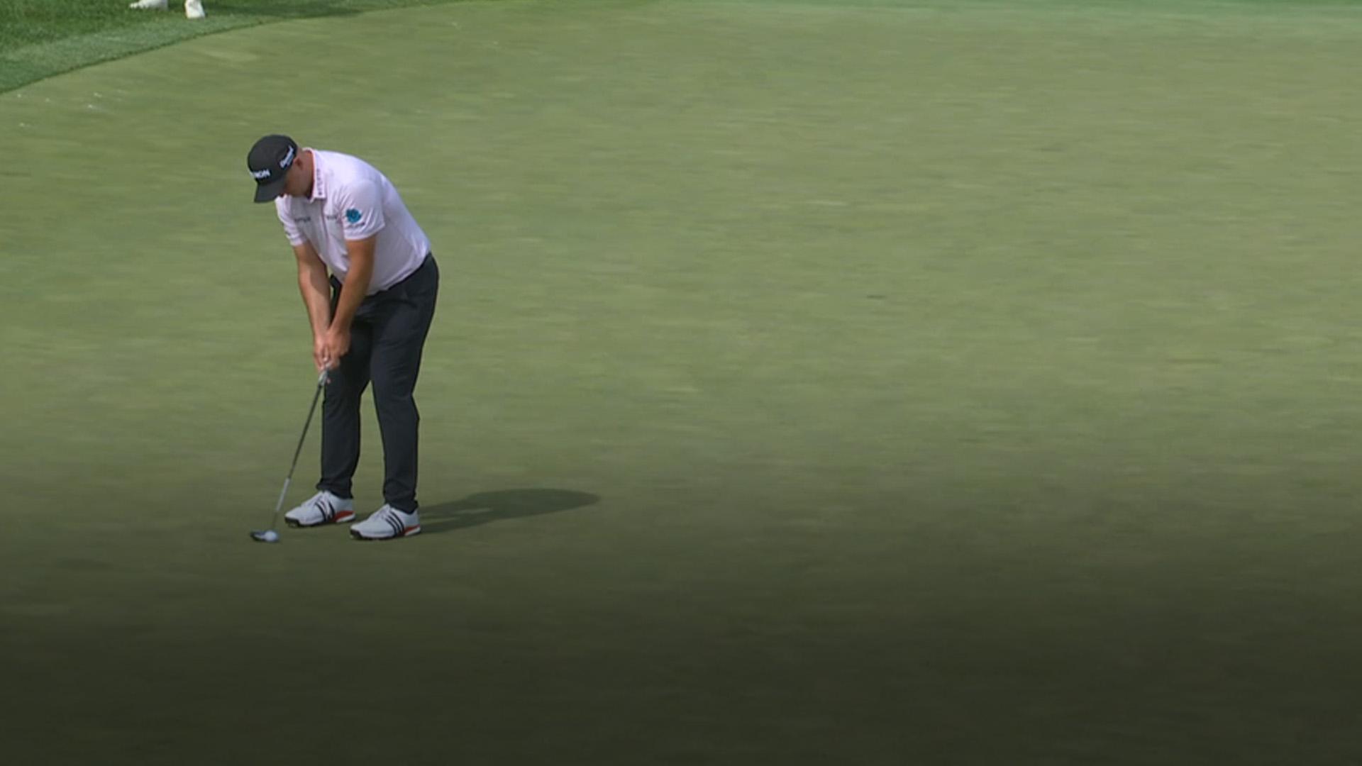 Sepp Straka's eagle ties the lead