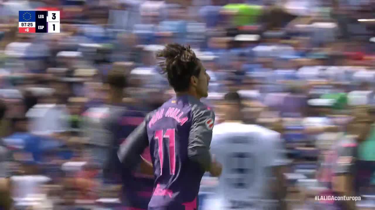 Pere Milla scores in the 90 + 8'