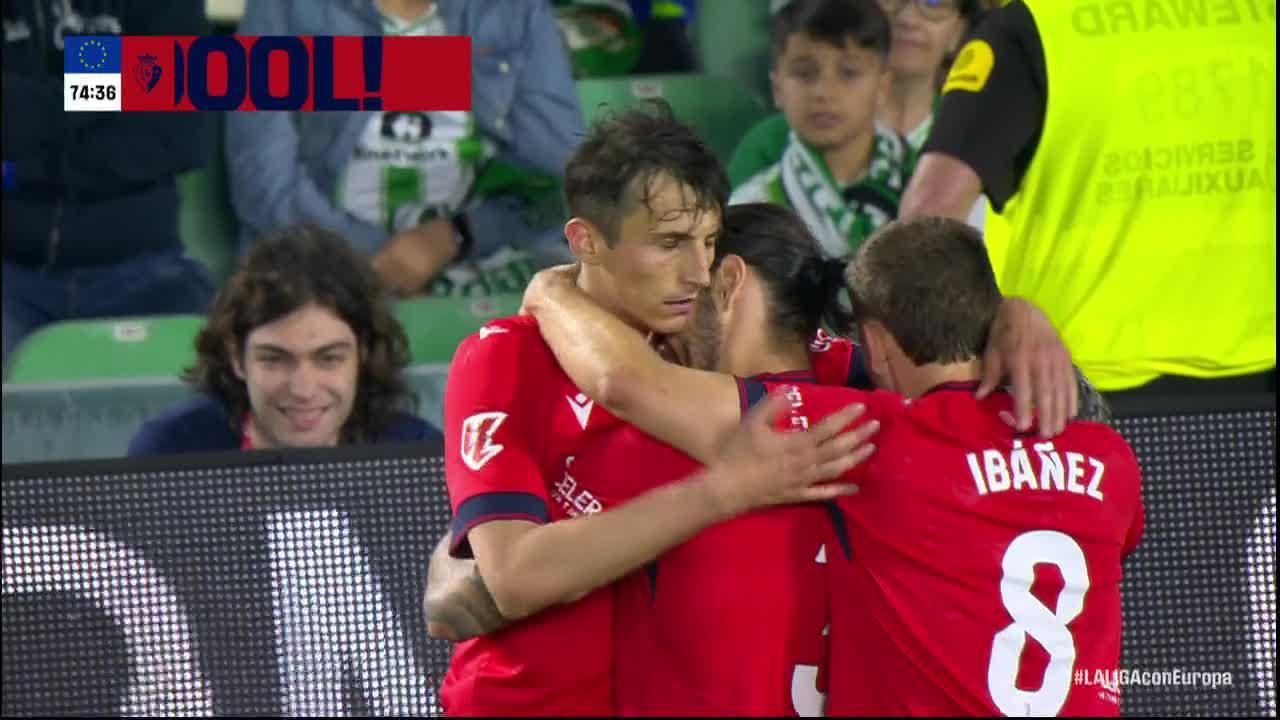 Ante Budimir gets on the scoresheet for Osasuna