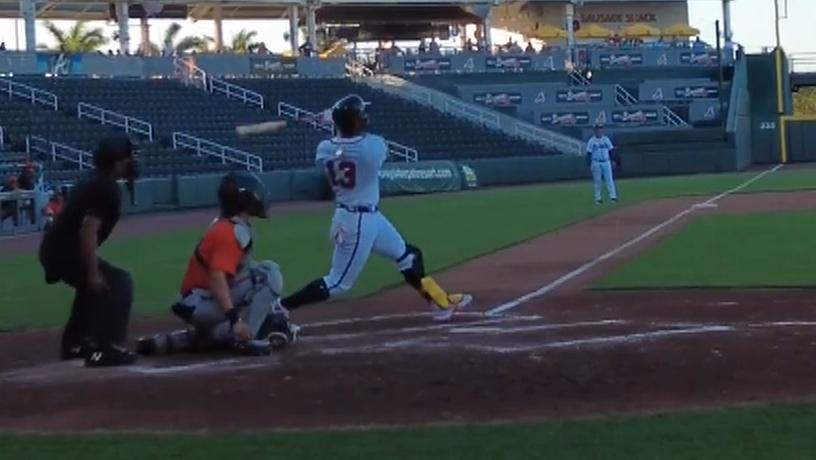Ronald Acuña goes yard in his 1st rehab game