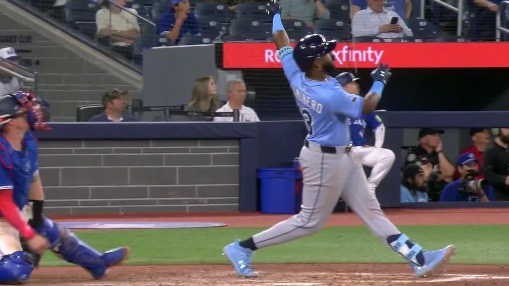 Junior Caminero's clutch grand slam gives Rays lead late