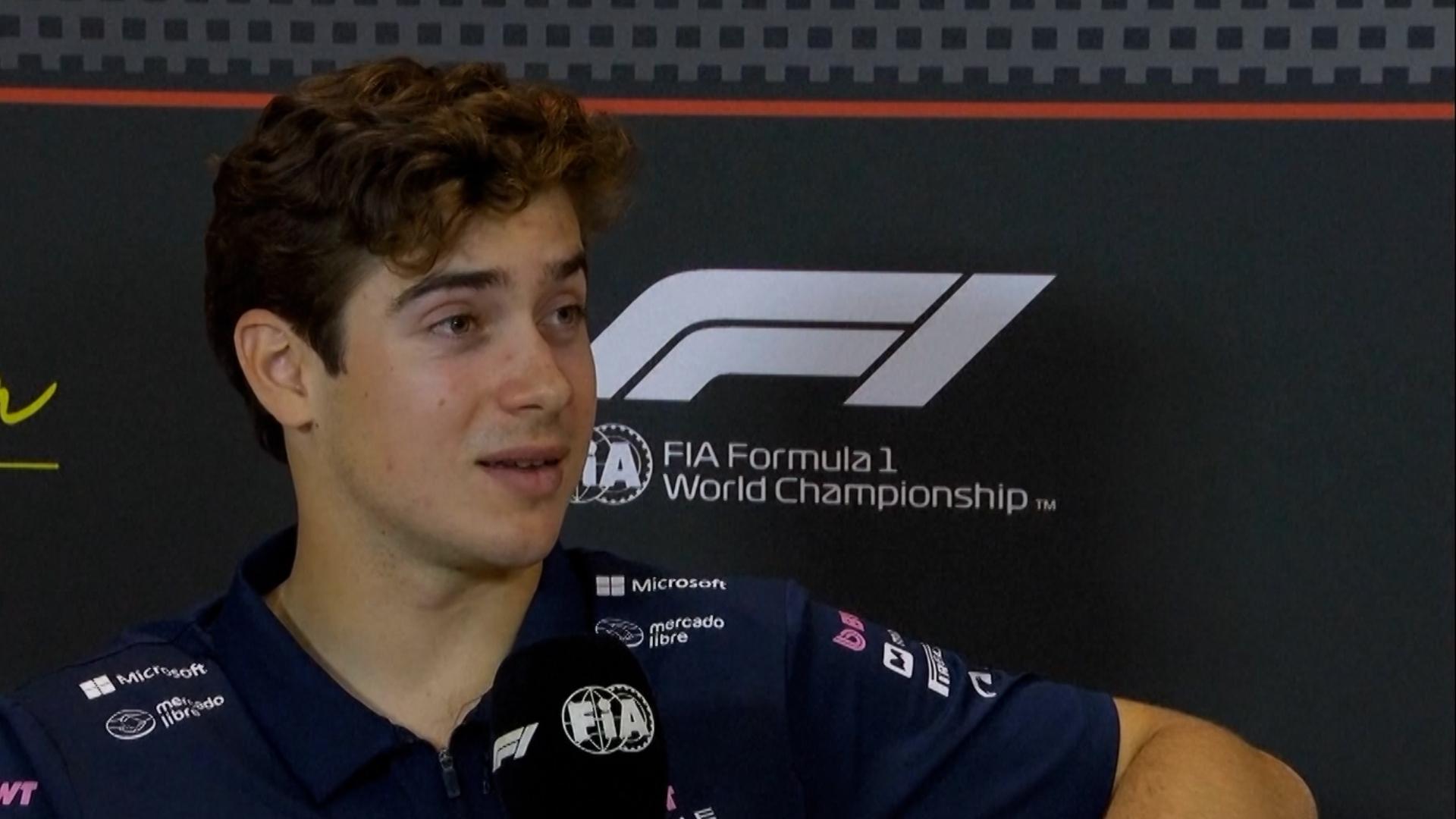Franco Colapinto reflects on F1 return with Alpine