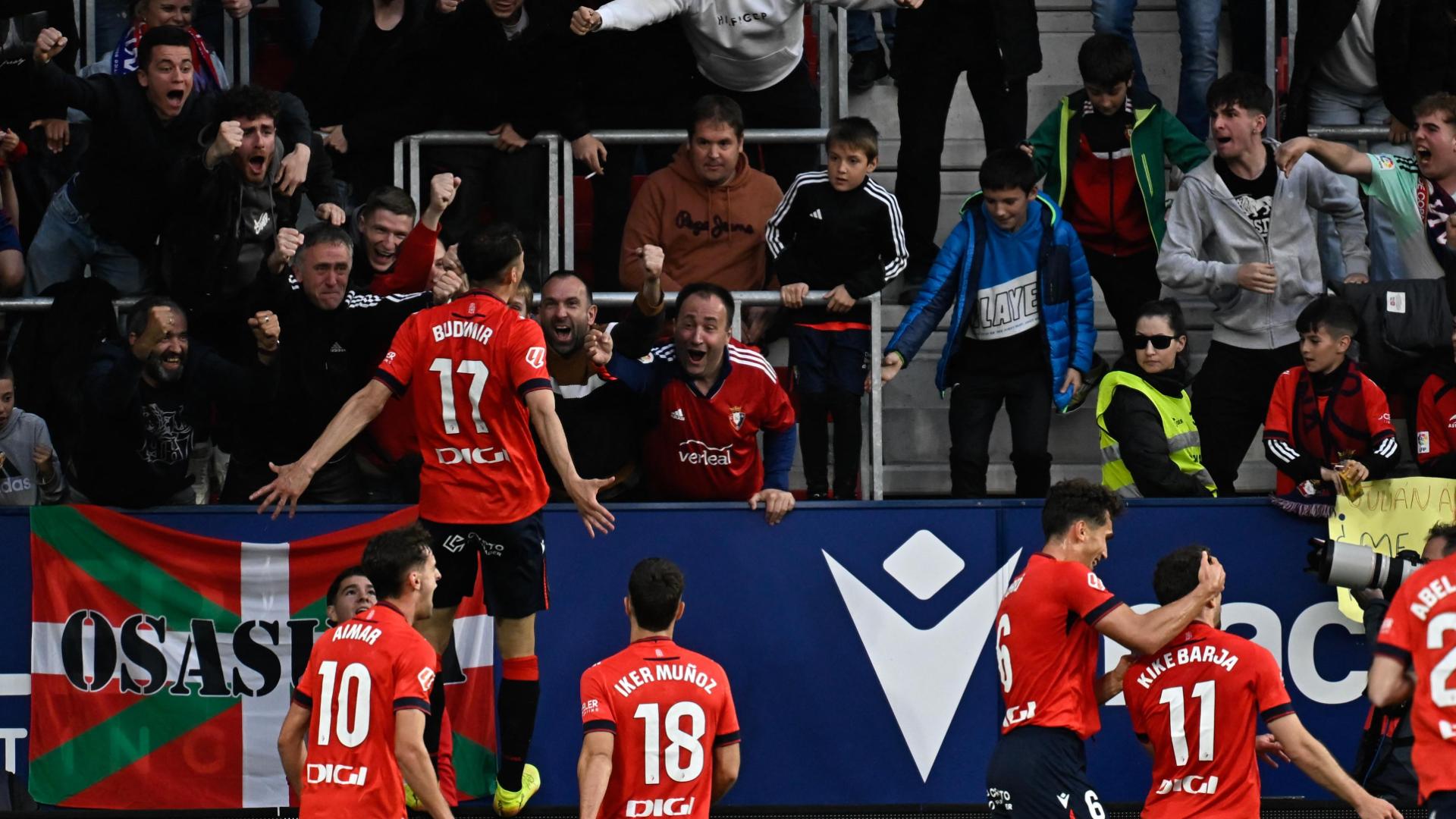Ante Budimir finds the back of the net for Osasuna