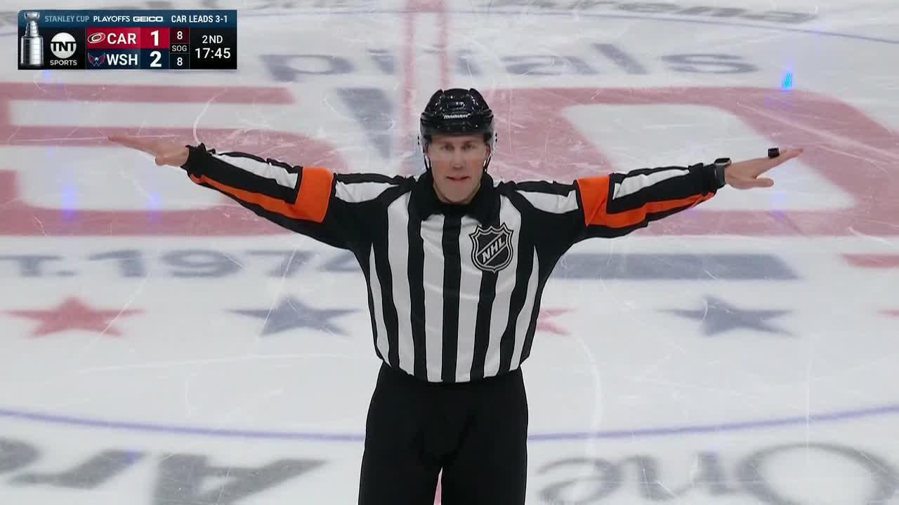 Capitals goal wiped off board for offsides