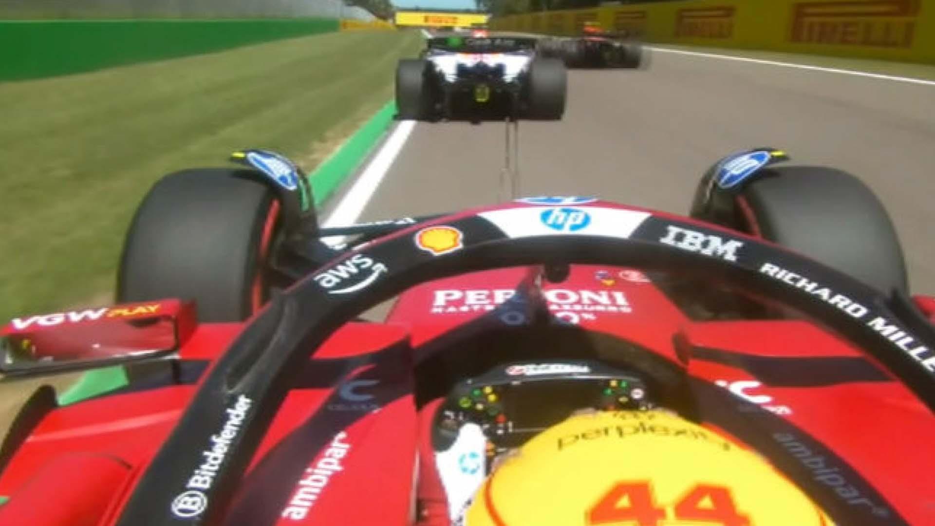 Hamilton: 'They brake tested me!' on Racing Bulls overtake