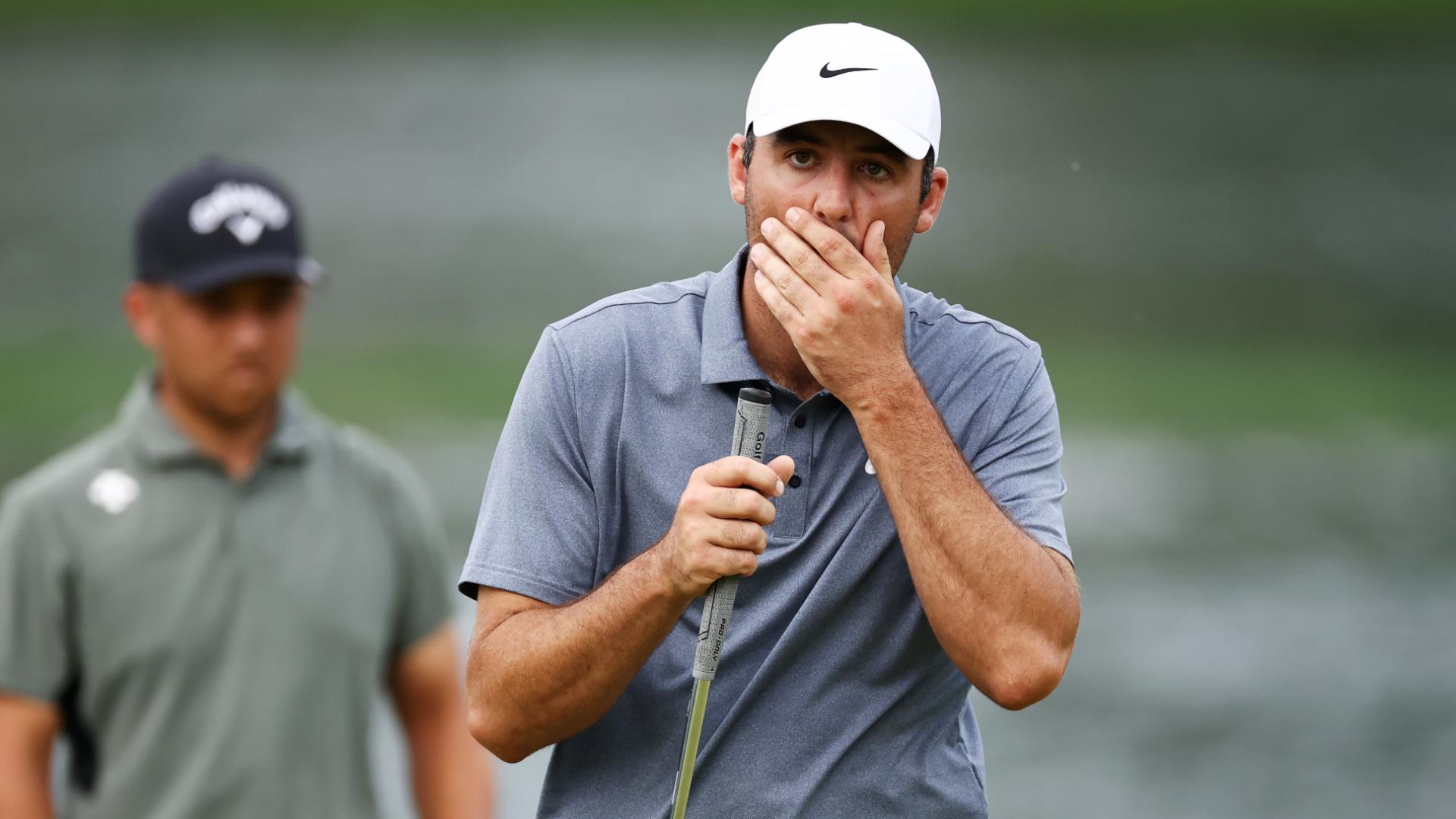 Scheffler perplexed after missing easy birdie putt