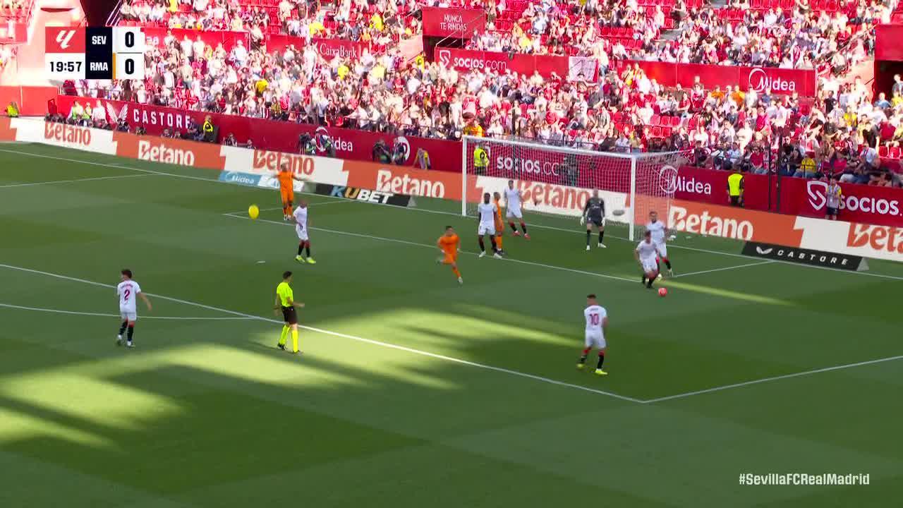 Ørjan Nyland makes a great save