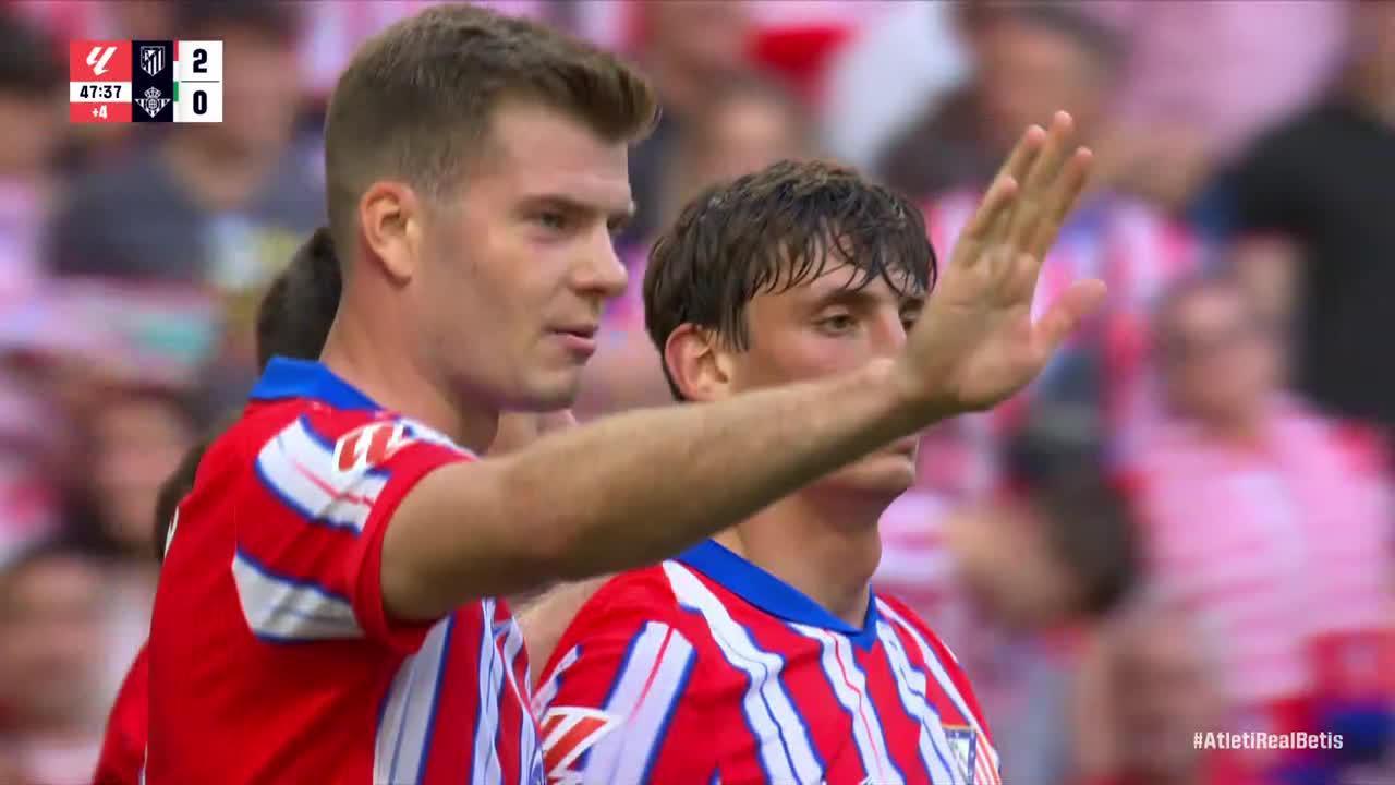 Robin Le Normand gets on the scoresheet for Atletico Madrid