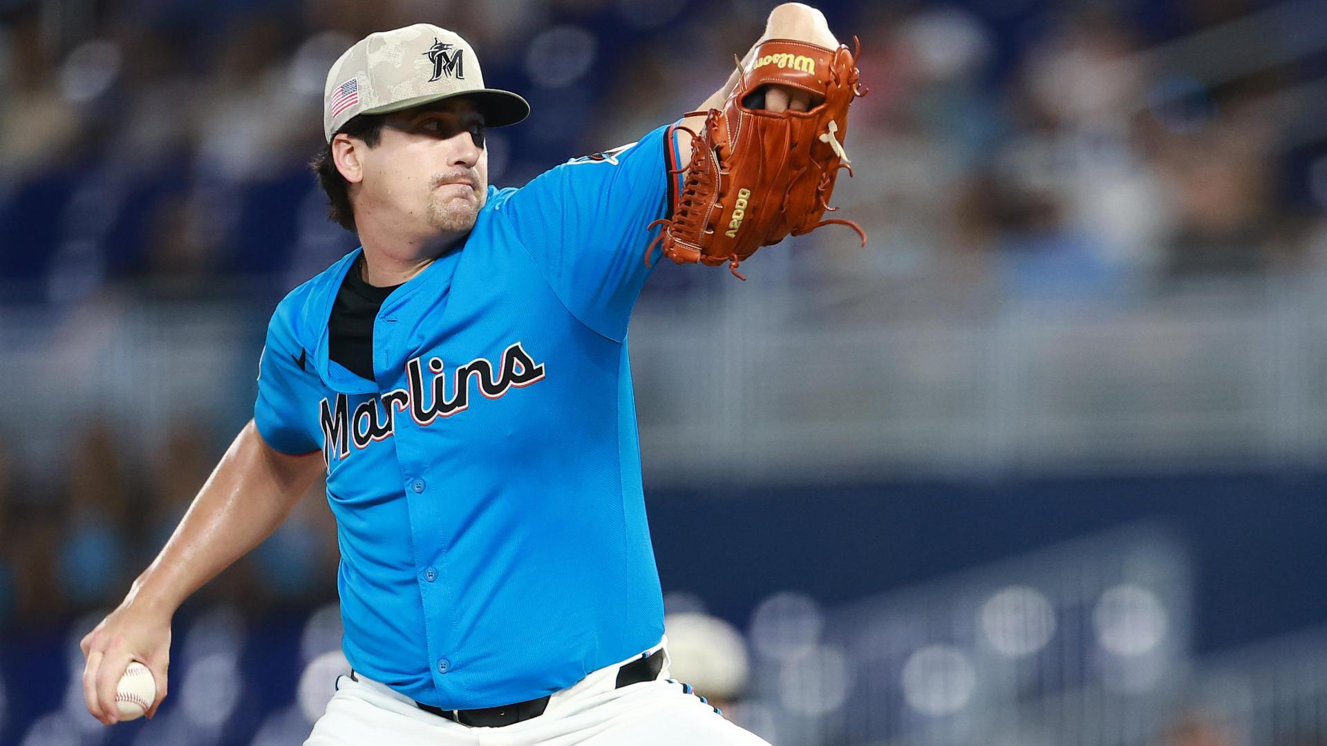 Cal Quantrill tosses immaculate inning for Marlins