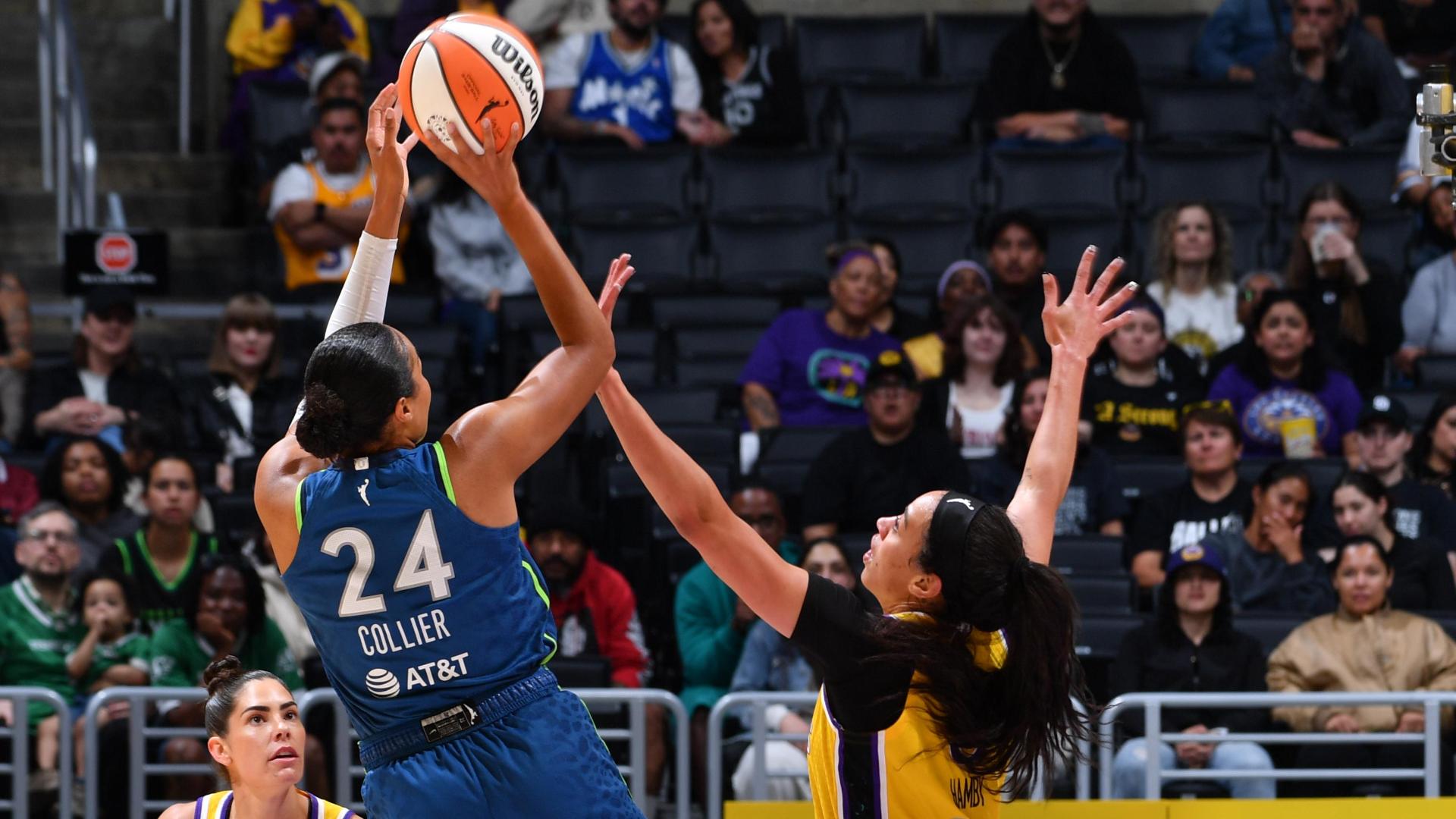 Napheesa Collier drops 23 points in Lynx's win over Sparks