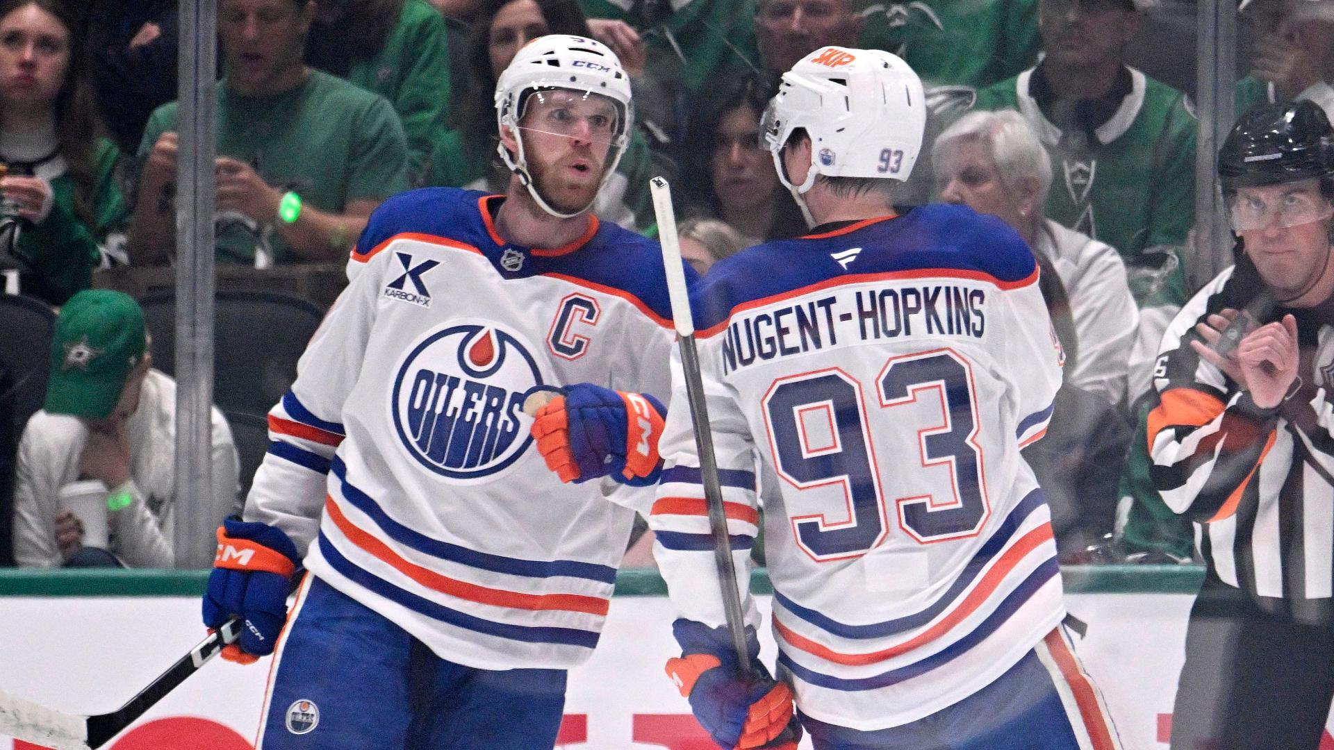 Oilers back ahead on Ryan Nugent-Hopkins' goal