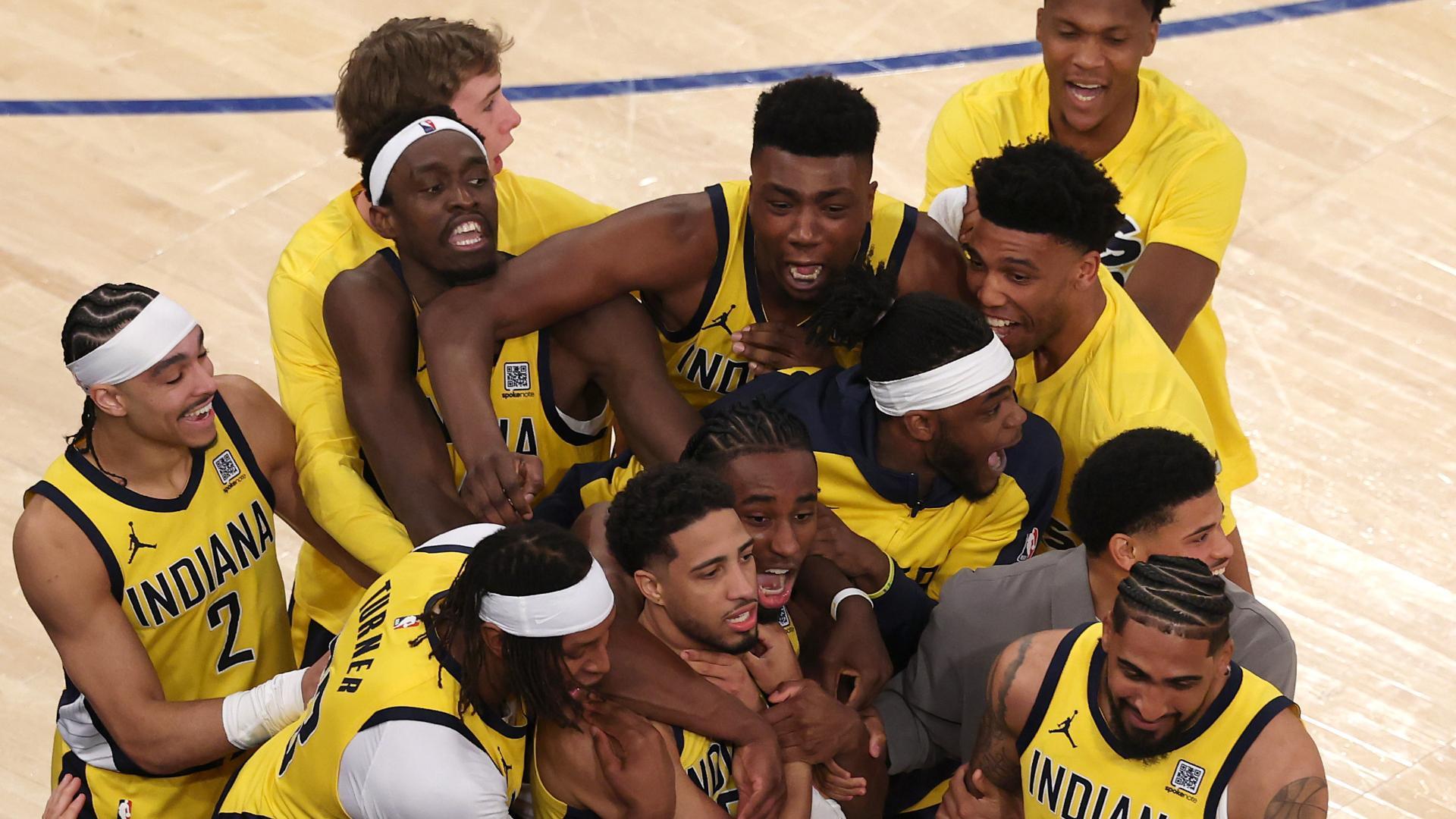 Haliburton's bouncing bucket stuns MSG and forces OT