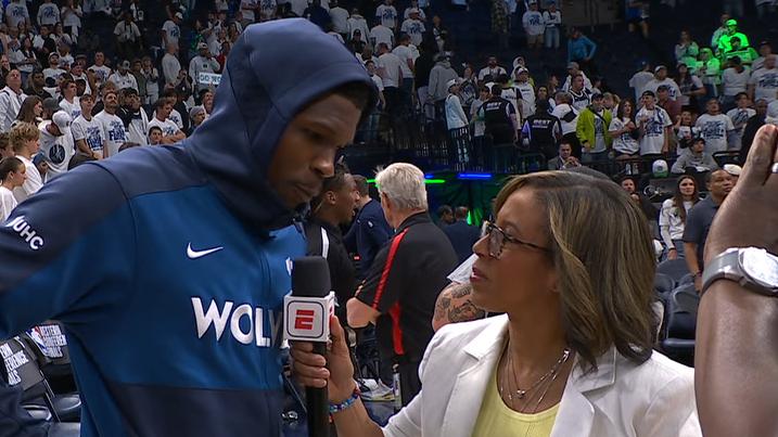 Ant is 'super happy' after Wolves' big Game 3 win