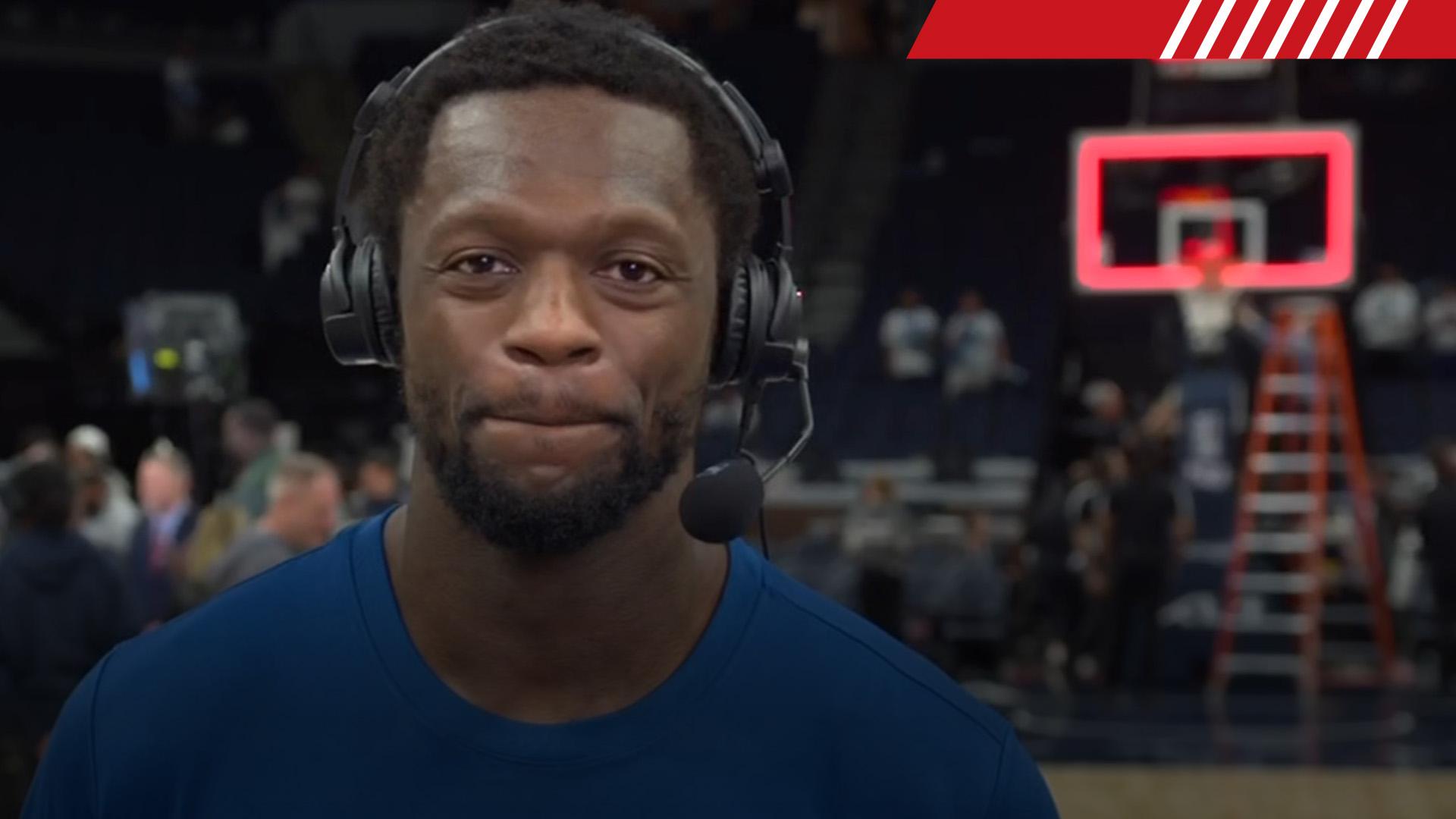 Randle: Wolves fans 'gave us the juice tonight'