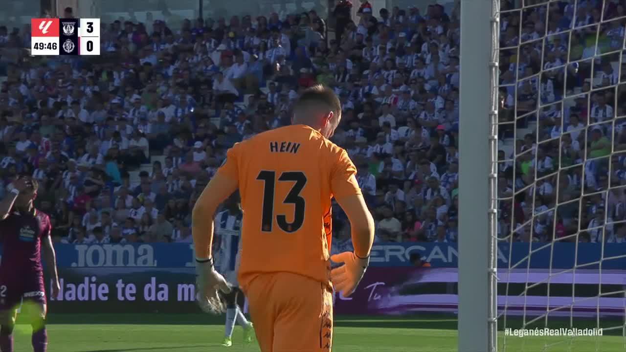 Karl Hein makes a great save
