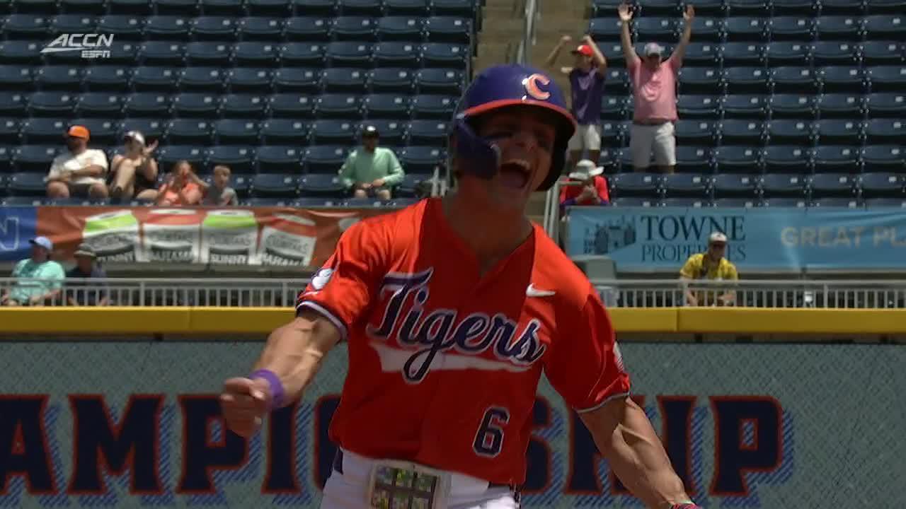 Jacob Jarrell lifts a go-ahead grand slam for Clemson