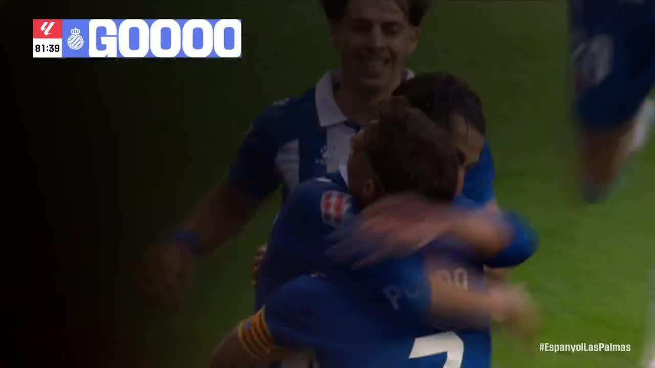 Pere Milla finds the back of the net for Espanyol
