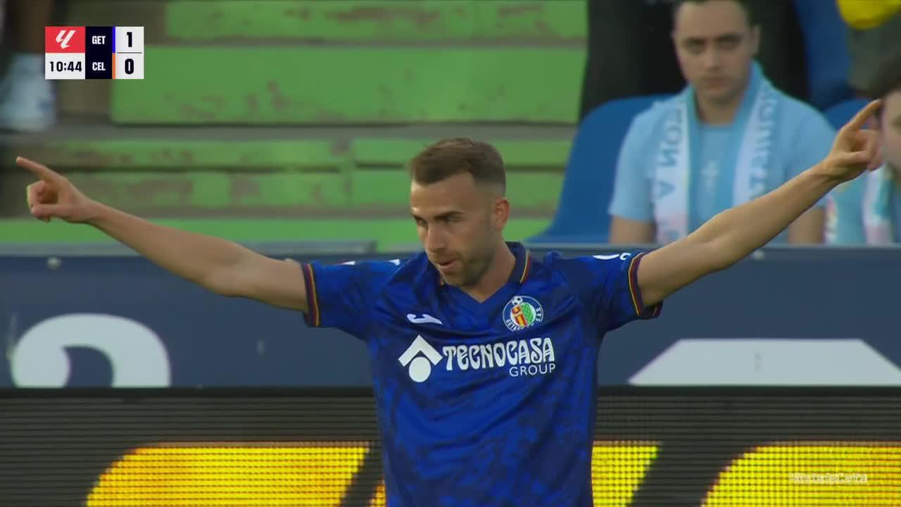 Borja Mayoral finds the back of the net for Getafe