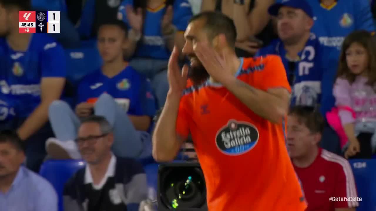 David Soria makes a great save