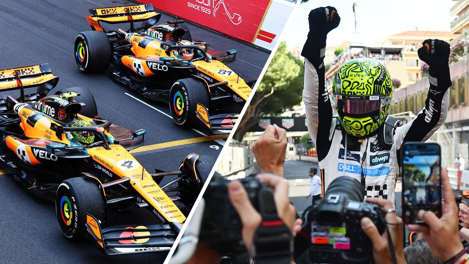 Lando Norris claims Monaco Grand Prix victory