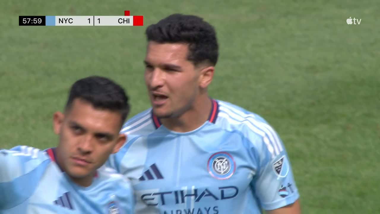 Monsef Bakrar gets on the scoresheet for New York City FC