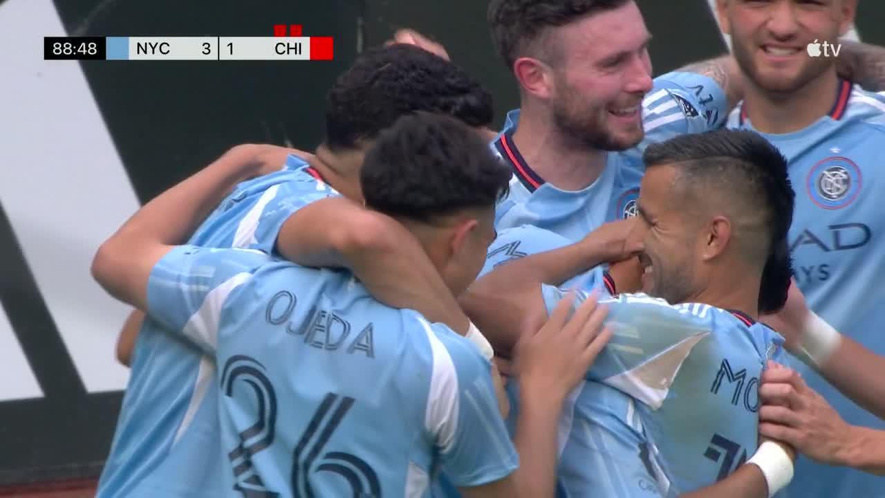 Adrián Martínez slots home penalty goal vs. Chicago Fire FC