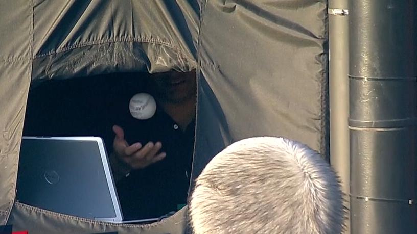 'Hole in one!' Kody Clemens' HR lands directly in center-field tent