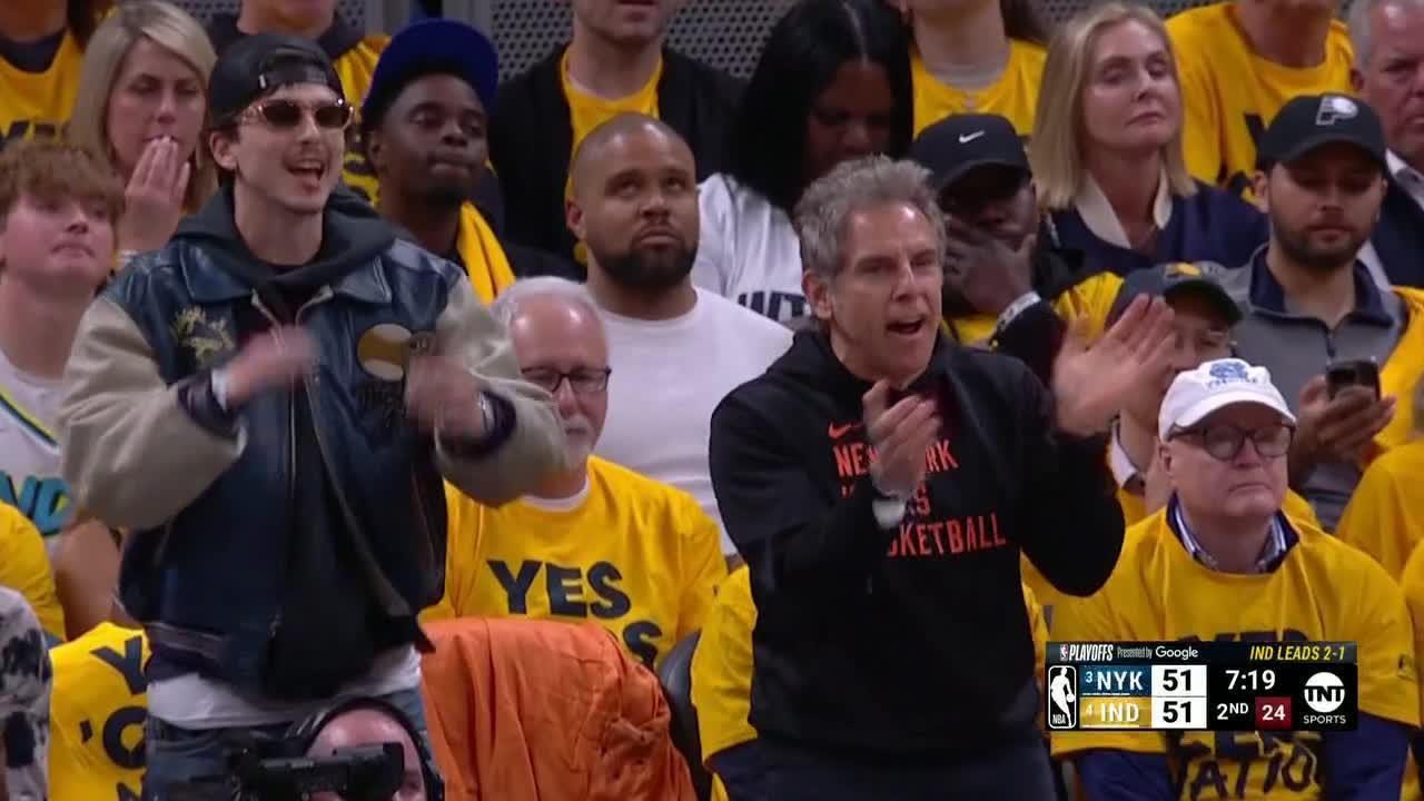 Chalamet, Stiller love Anunoby's acrobatic and-1