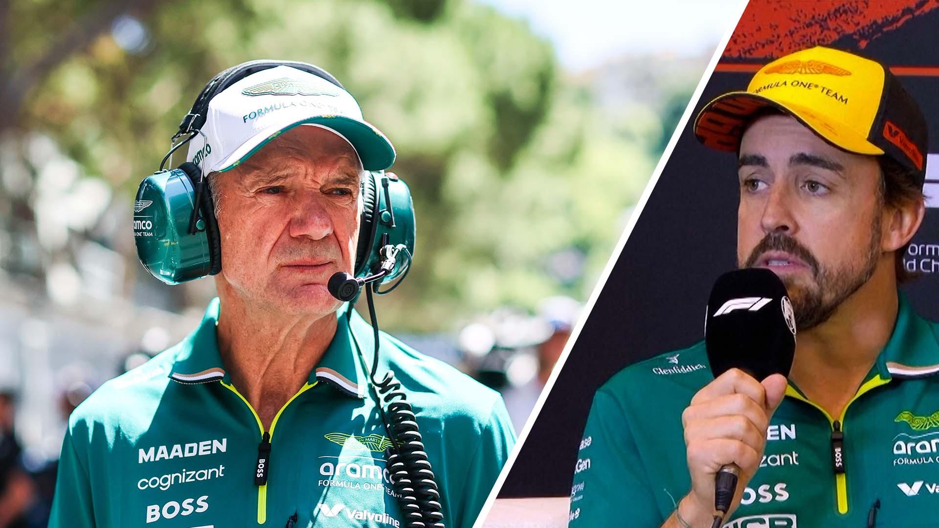 Alonso: Newey's presence in Monaco increased the level of Aston Martin