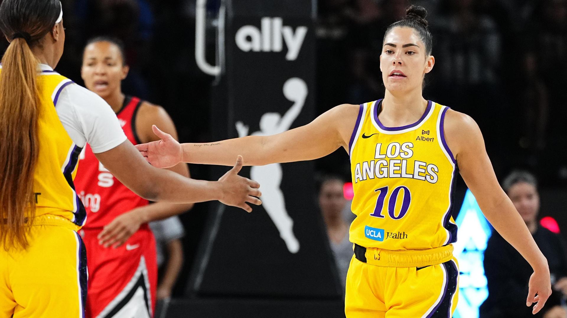 Kelsey Plum scores 17 for Sparks in first game vs. Aces