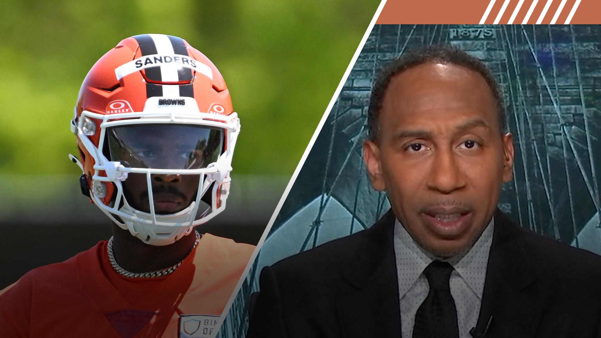 Why Stephen A. agrees with Deion Sanders about Shedeur's professionalism
