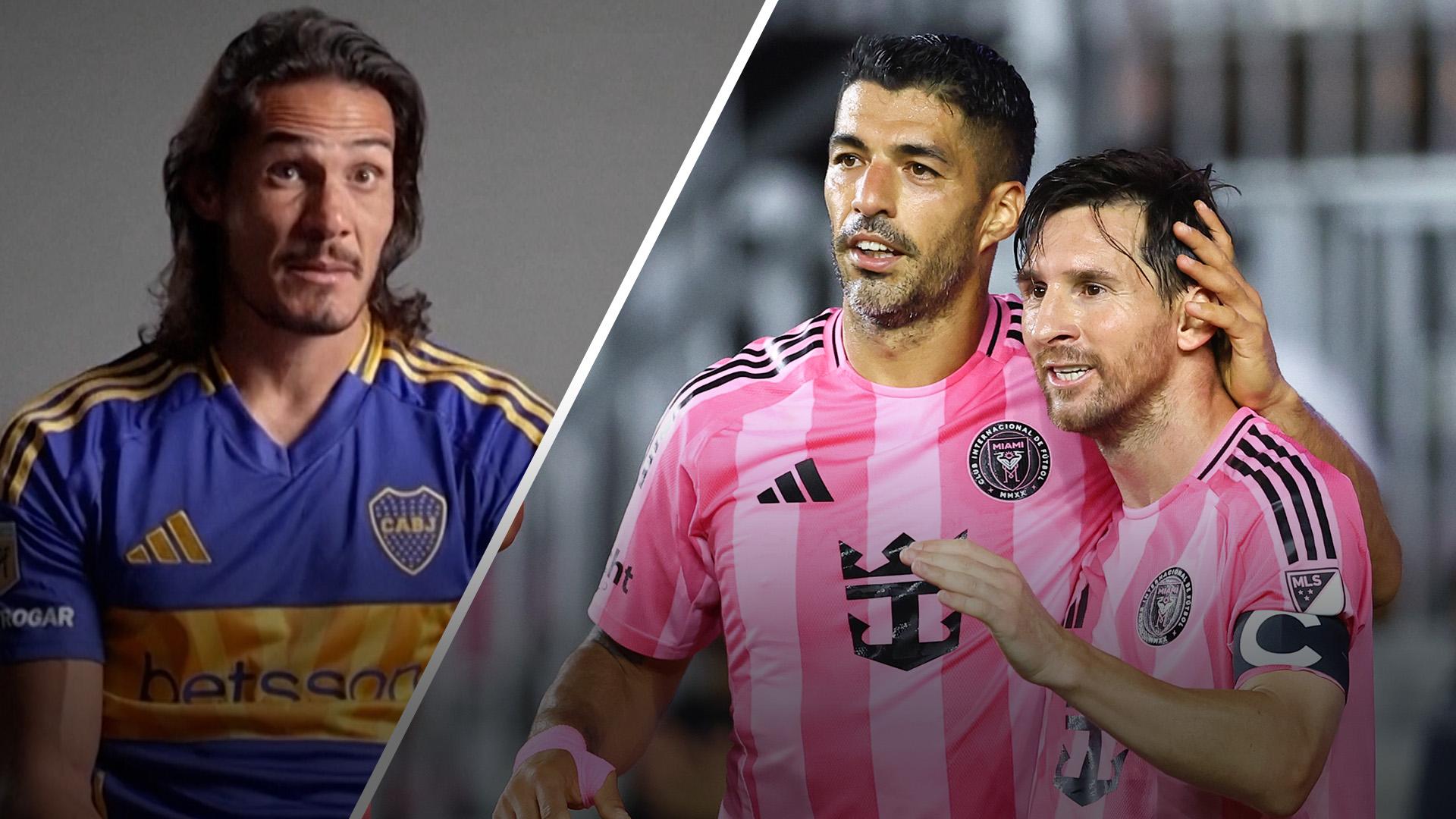 Cavani: Messi and Suarez 'awakened something' inside American fans