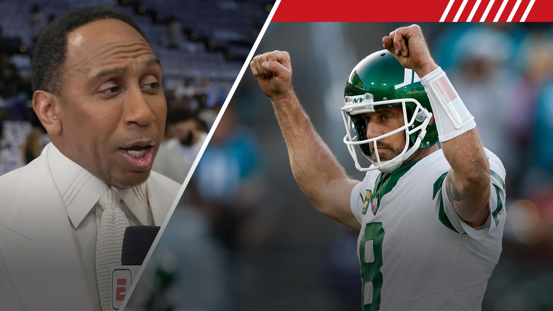 Why Stephen A. feels 'great' about Rodgers on the Steelers