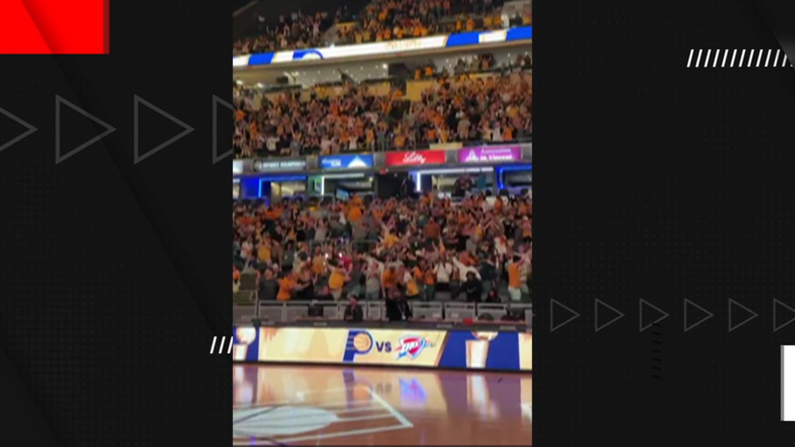 Pacers fans roar at Haliburton's game winner at Indy watch party