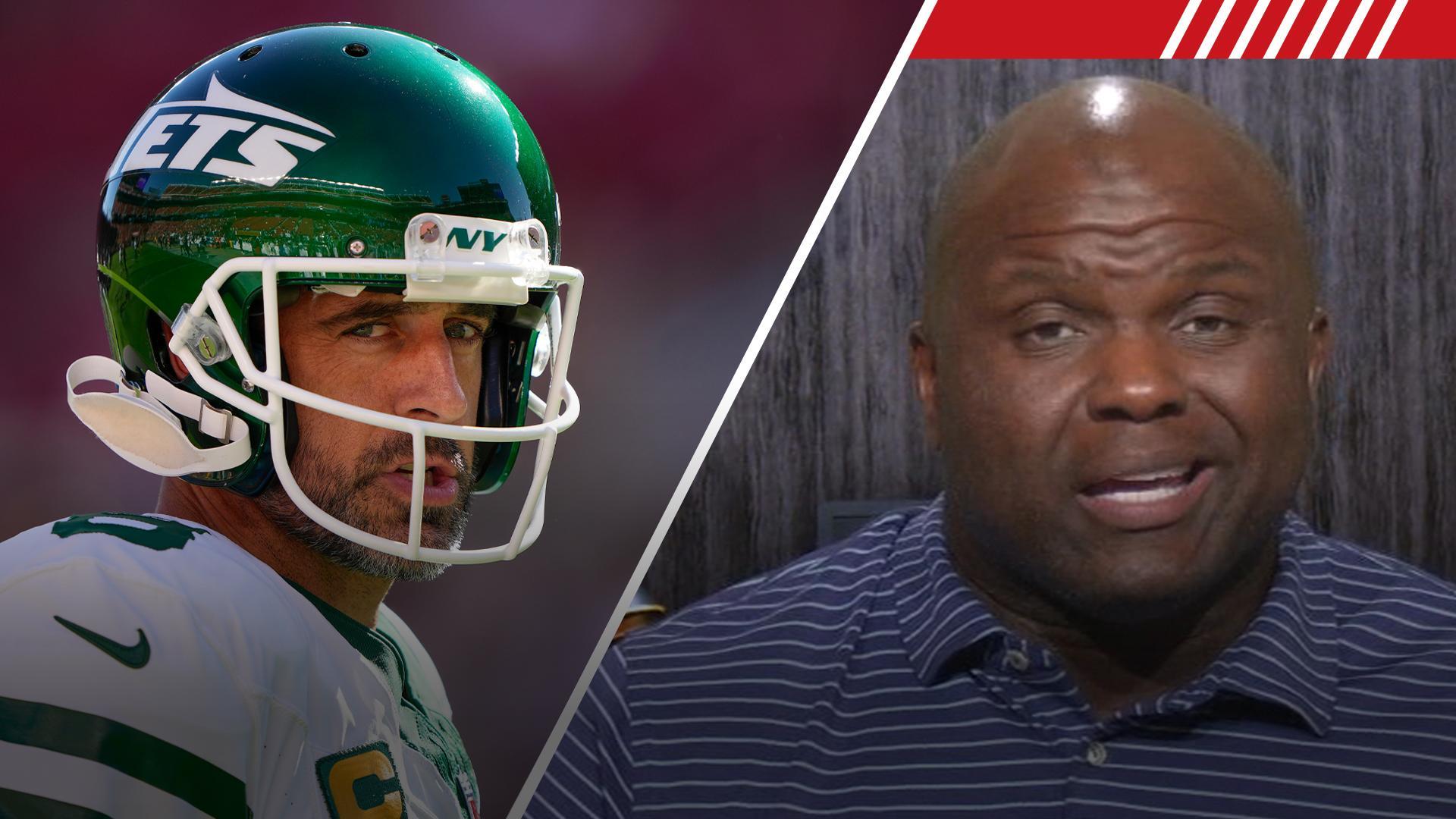 Booger: Aaron Rodgers swapping Jets for Steelers is a 'downgrade'