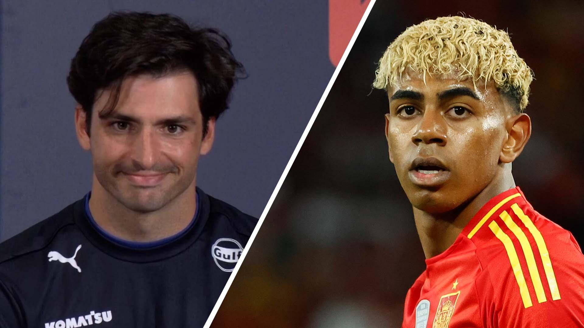 F1's Carlos Sainz would give the Ballon d'Or to Lamine Yamal