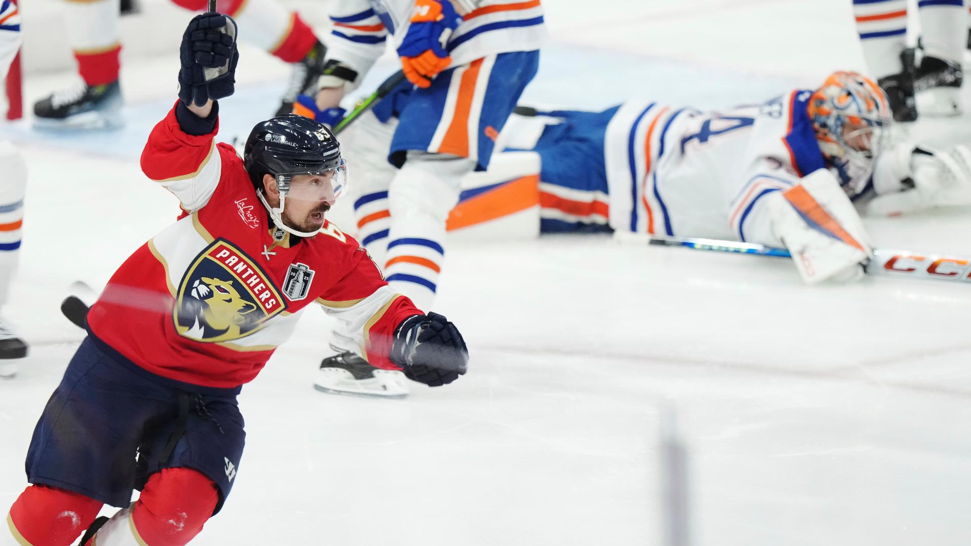 Brad Marchand scores 56 seconds in to give Panthers early lead