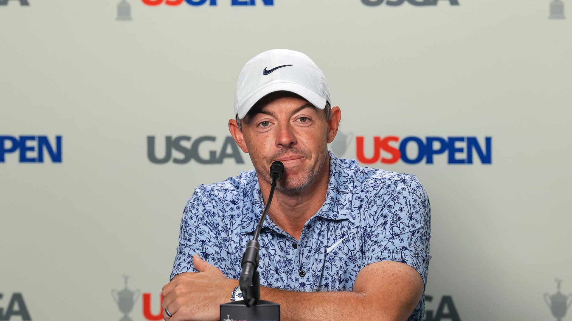 Rory McIlroy admits to practice-round 81 at U.S. Open