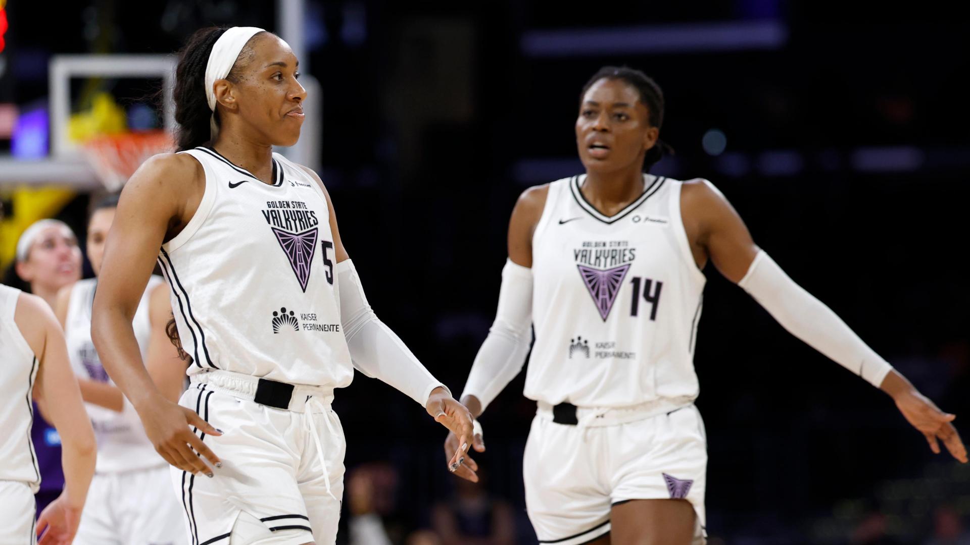 Kayla Thornton drills dagger 3 for Valkyries in OT