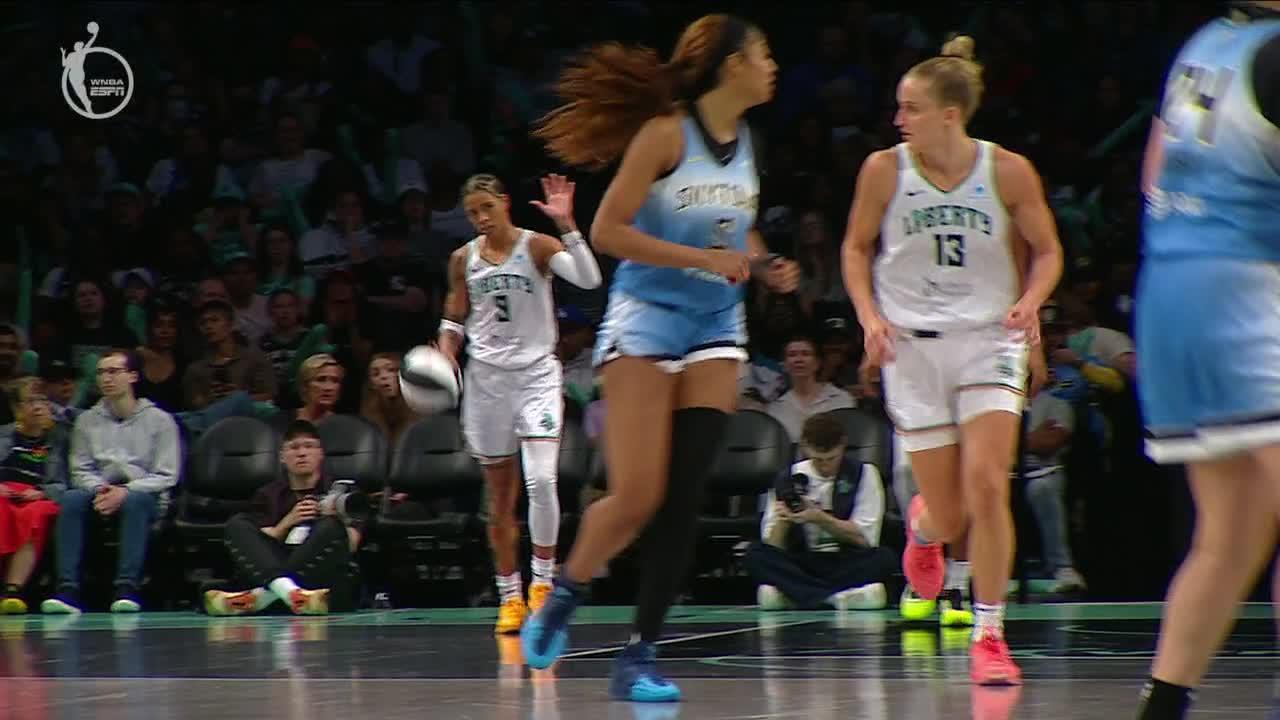 Angel Reese called for a flagrant foul