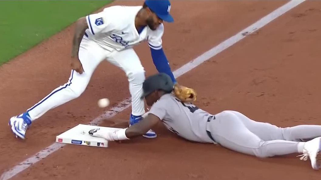 Jazz Chisholm Jr. unhappy after hard tag